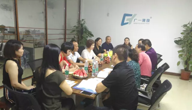 熱烈歡迎佛山市河南省商會(huì)領(lǐng)導(dǎo)蒞臨廣一塑薄膜有限公司參觀指導(dǎo)工作！